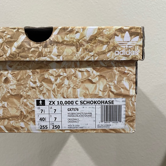 ジョン NEW! adidas ZX 10,000 C Schokohase Men's Shoes Size 7.5